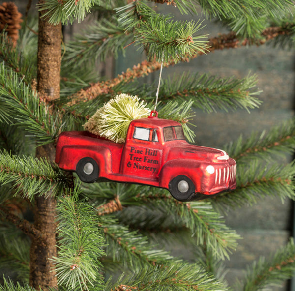 PINE TREE FARM TRUCK ORNAMENT