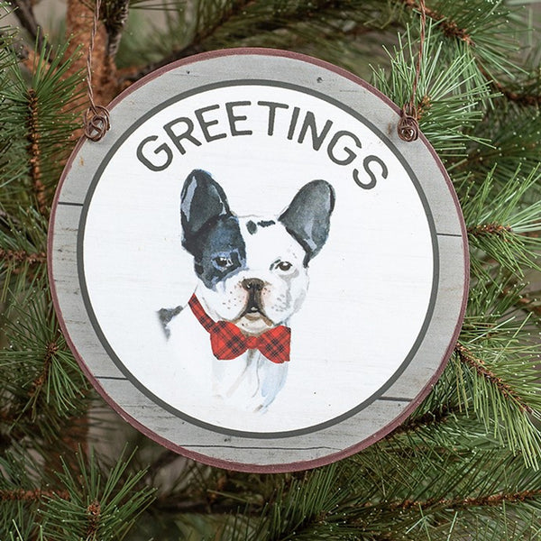 GREETINGS ORNAMENT