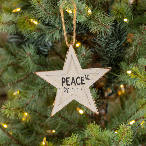 PEACE STAR ORNAMENT