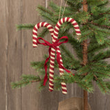 13" PAIR OF CANDY CANES ORNAMENT