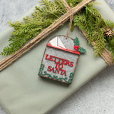 4.5" LETTERS TO SANTA ORNAMENT