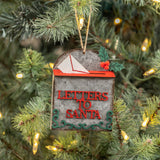 4.5" LETTERS TO SANTA ORNAMENT