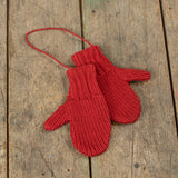 RED MITTEN PAIR