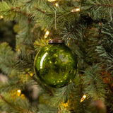 4" GREEN BALL KUGEL ORNAMENT