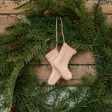 4" PINK STOCKING ORNAMENT