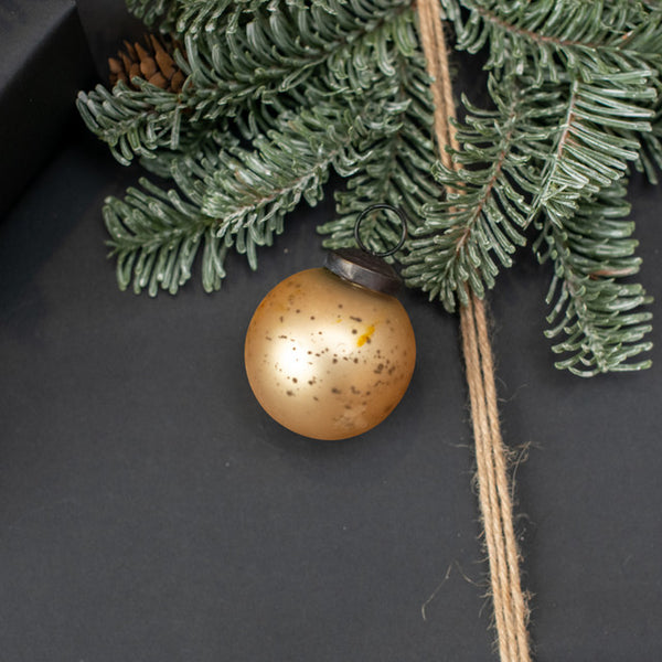 2" CHAMPAGNE KUGEL ORNAMENT