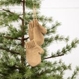 4" TAN MITTEN ORNAMENT