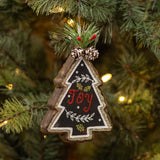 BLACK JOY TREE ORNAMENT