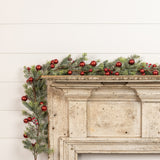 72" RED BALL GARLAND W/ 1.5" BALL