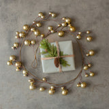 72" GOLD BALL GARLAND W/ 2" BALL