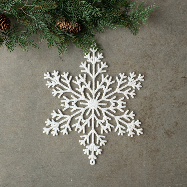 9" SNOWFLAKE ORNAMENT MARIA