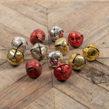 SET/ 12 ASSORTED 1.5" JINGLE BELLS