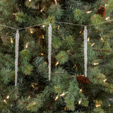 8" WHITE ICICLE GARLAND