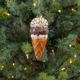 6" TRIPLE SCOOP ICE CREAM ORNAMENT