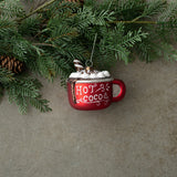 3.5" RED HOT COCOA MUG ORNAMENT