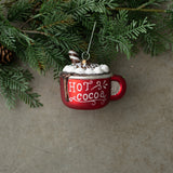 3.5" RED HOT COCOA MUG ORNAMENT