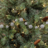 SMALL SILVER SNOWBALL GARLAND