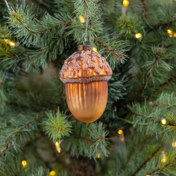 BRONZE ACORN ORNAMENT