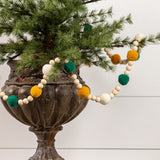 EARTH TONES POM POM GARLAND