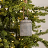 5.25" GALVANIZED MADDIE BELL ORNAMENT